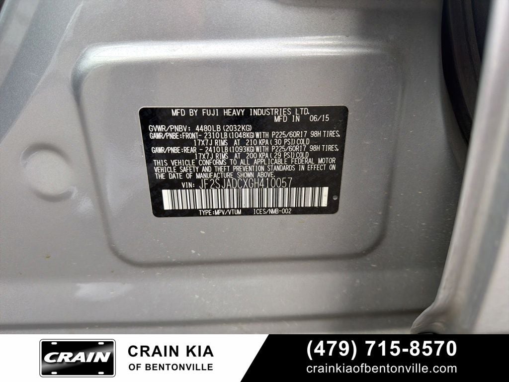 2016 Subaru Forester 2.5i Premium - AWD / SUNROOF / CLEAN CARFAX