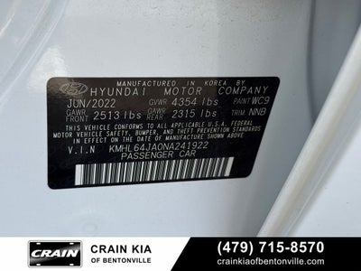2022 Hyundai SONATA SEL - CLEAN CARFAX