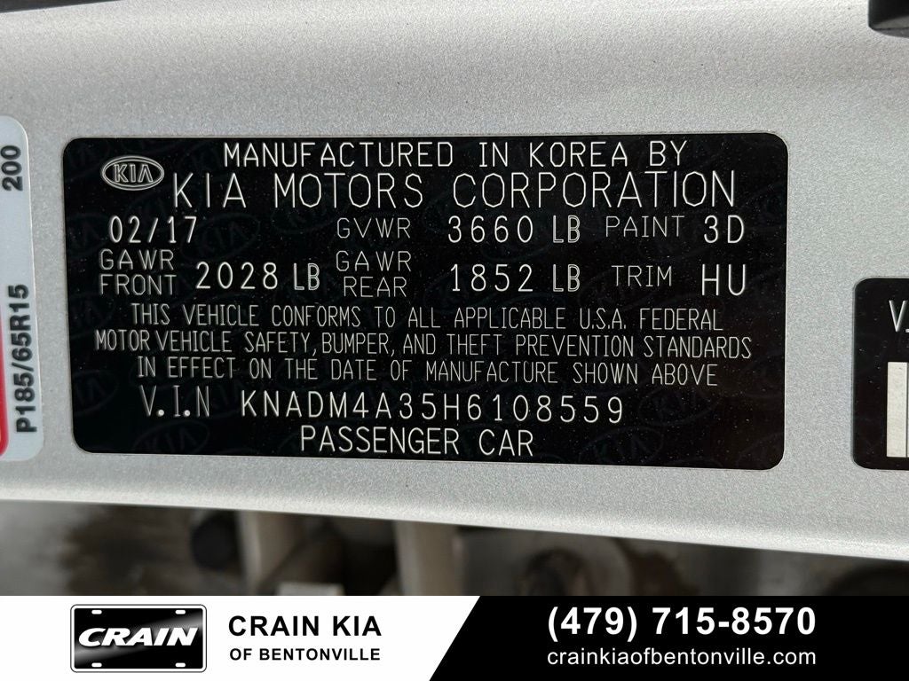 2017 Kia Rio LX