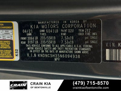 2022 Kia Carnival EX - KIA CPO
