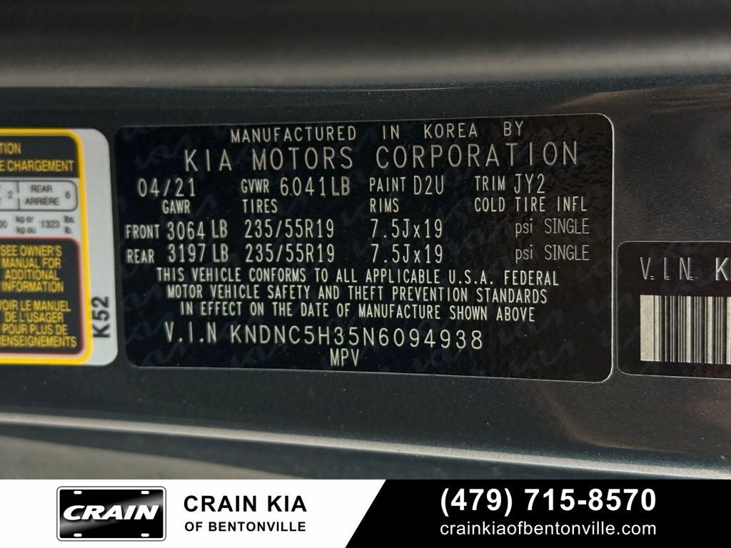 2022 Kia Carnival EX - KIA CPO
