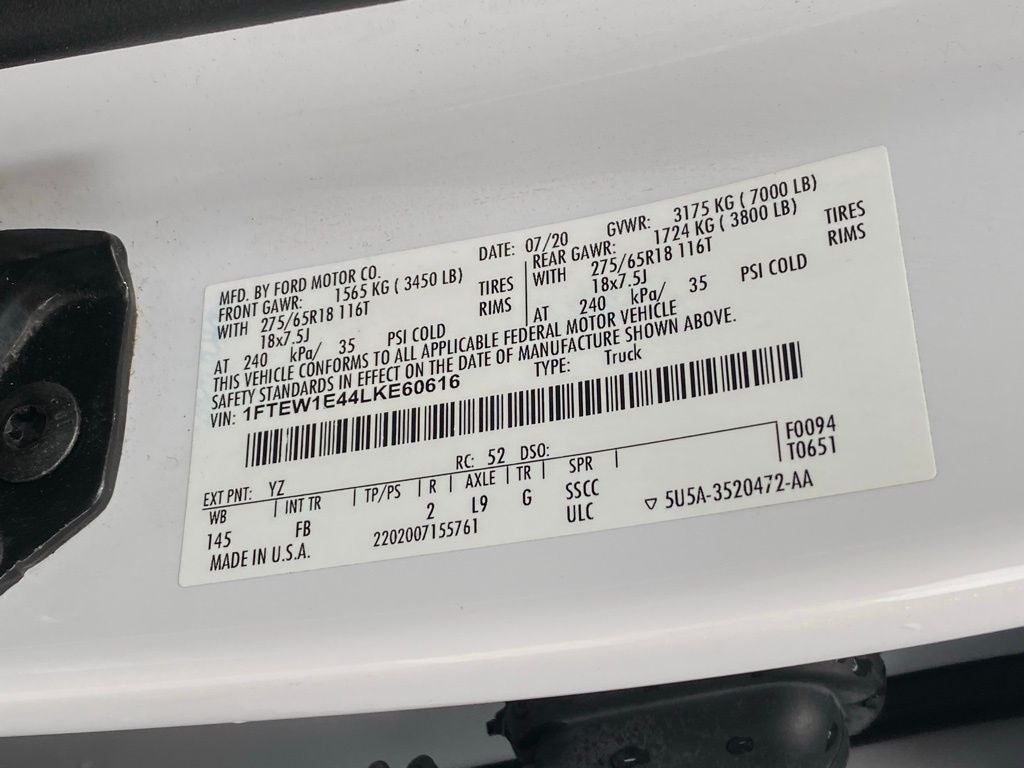 2020 Ford F-150 XLT FX4 / HEATED SEATS / CLEAN CARFAX