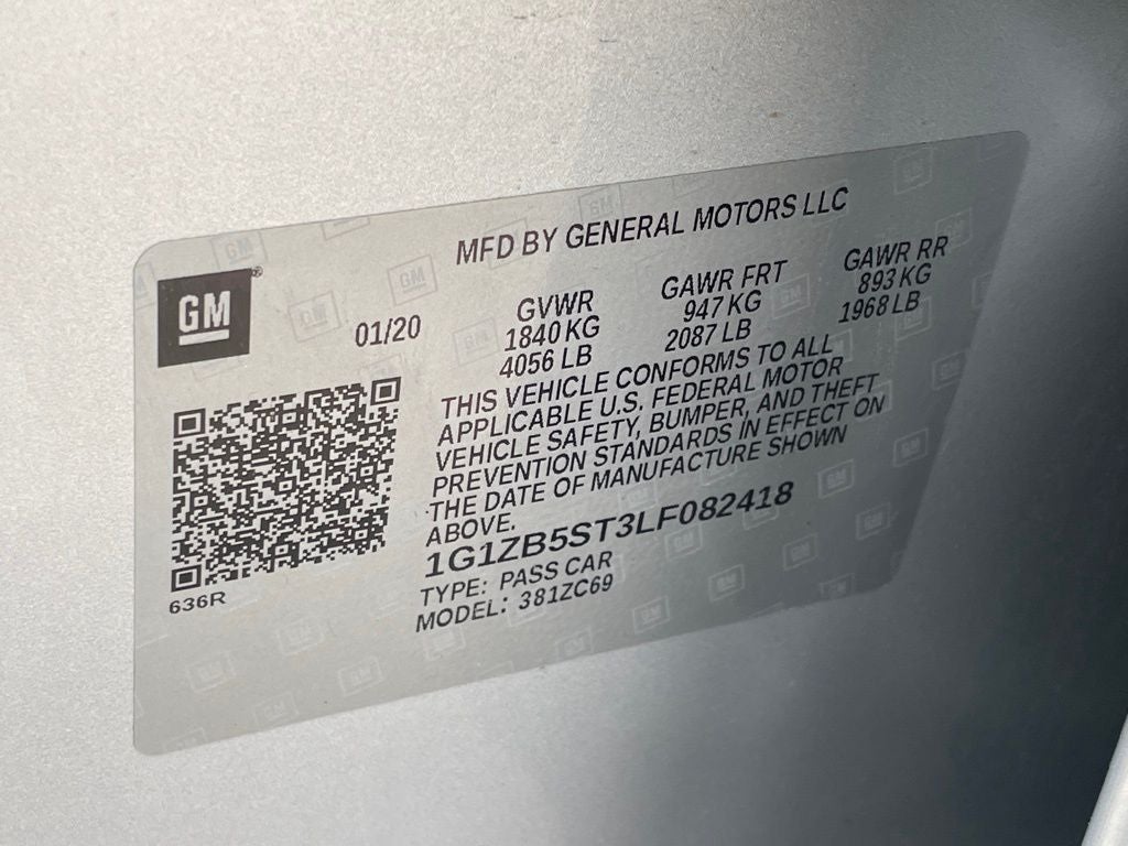 2020 Chevrolet Malibu LS 1LS