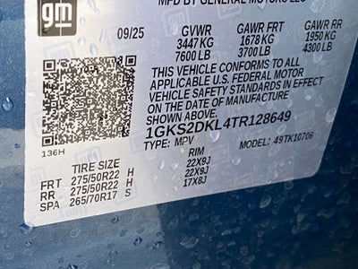 2026 GMC Yukon Denali ONE OWNER / SUNROOF / LOADED
