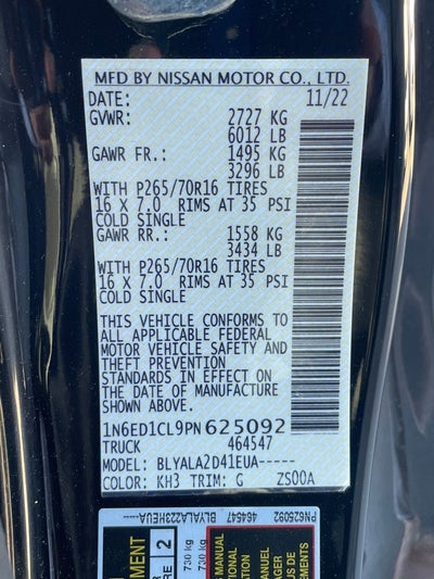 2023 Nissan Frontier S RWD / CLEAN CARFAX