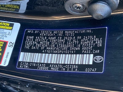 2023 Toyota Camry SE Nightshade / POWER SEAT