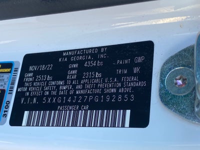 2023 Kia K5 LXS CPO / CLEAN CARFAX