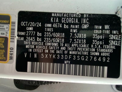 2025 Kia Sportage EX