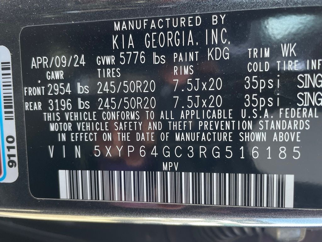 2024 Kia Telluride S HEATED SEATS / NAV / SUNROOF