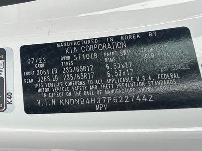 2023 Kia Carnival LX CPO / 3RD ROW