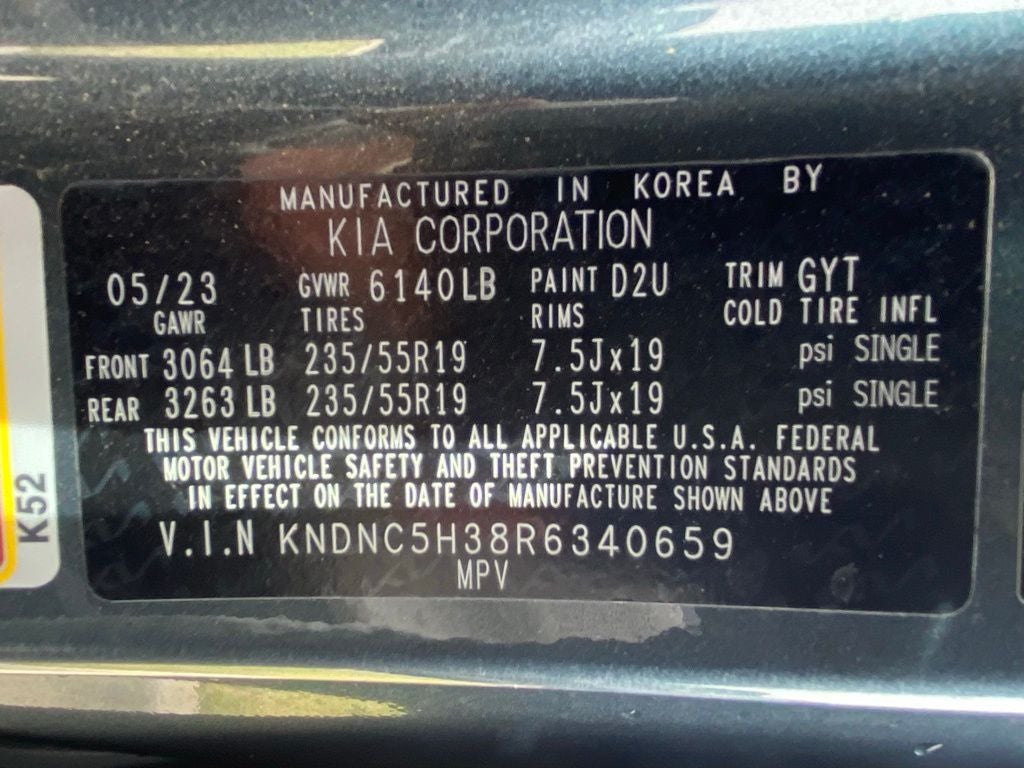 2024 Kia Carnival EX HEATED SEATS / NAV / SUNROOF