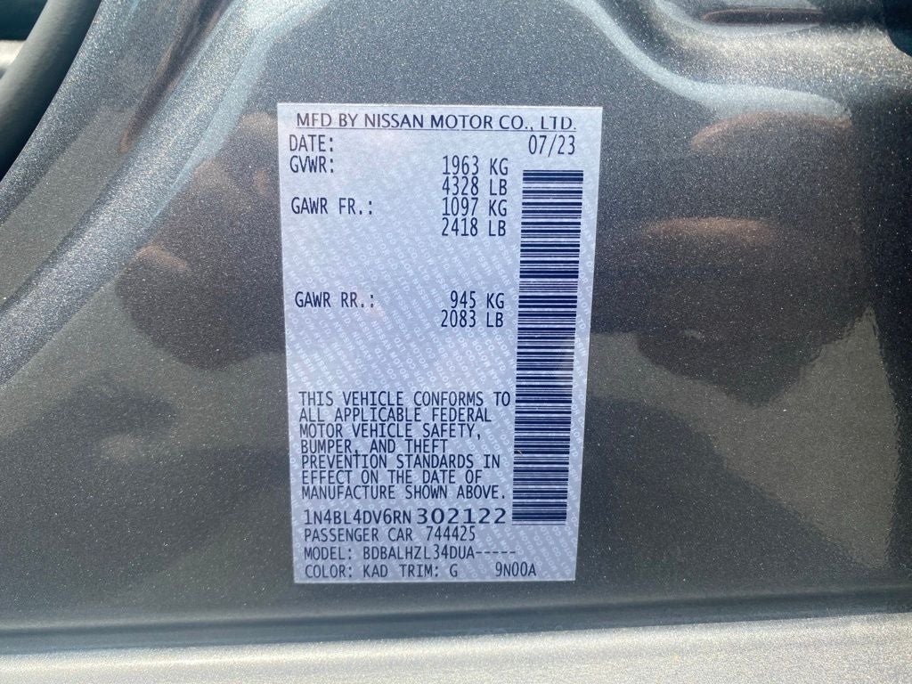 2024 Nissan Altima 2.5 SV