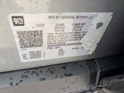 2024 Chevrolet Tahoe Z71 LUXURY PACKAGE CLEAN CARFAX