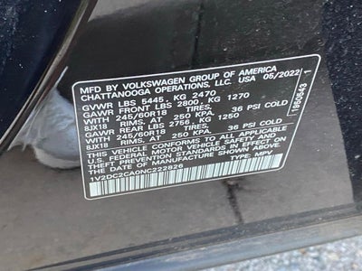 2022 Volkswagen Atlas Cross Sport 2.0T SE