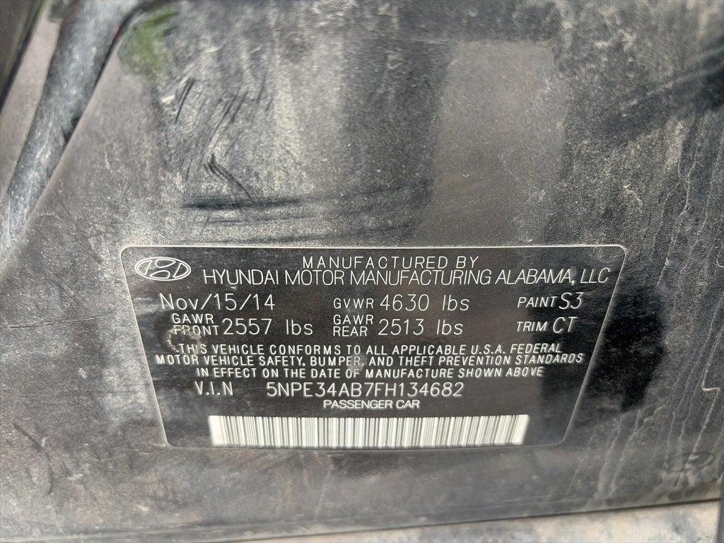 2015 Hyundai SONATA Limited