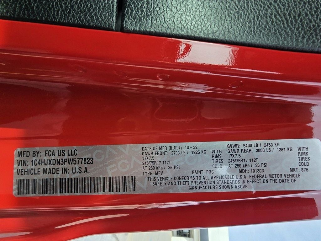 2023 Jeep Wrangler Sport S