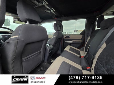 2022 Ford Bronco Wildtrak Sasquatch / Hard Top / Towing