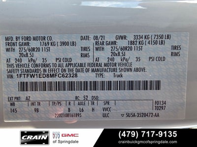 2021 Ford F-150 Platinum