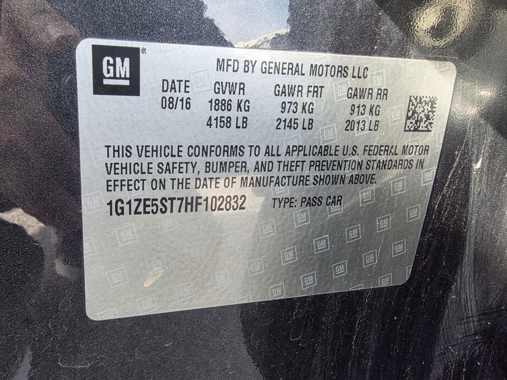 2017 Chevrolet Malibu LT 1LT