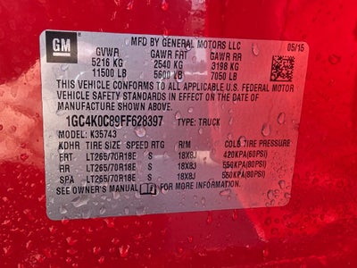 2015 Chevrolet Silverado 3500HD LTZ