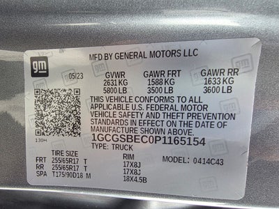 2023 Chevrolet Colorado Work Truck