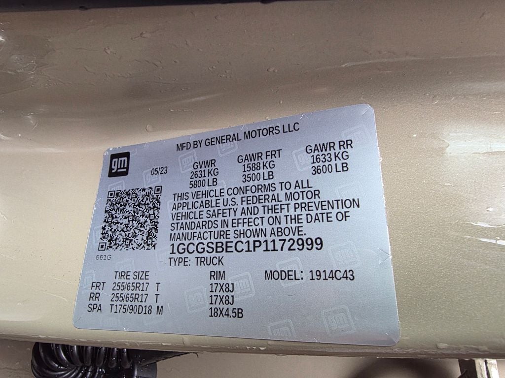 2023 Chevrolet Colorado Work Truck