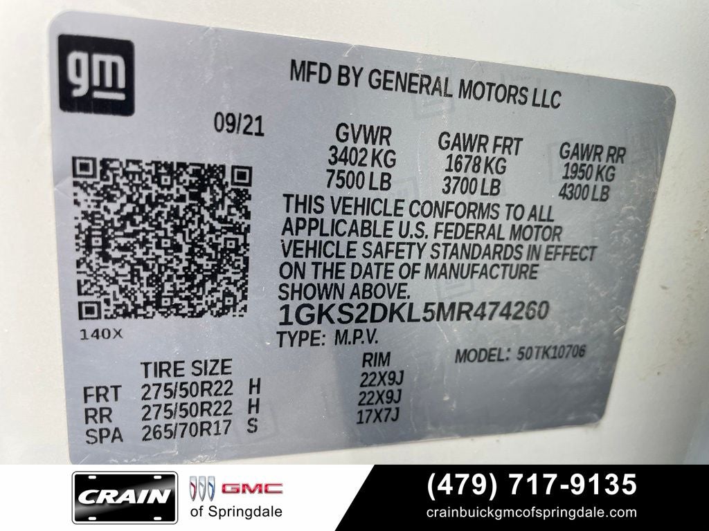 2021 GMC Yukon Denali Preferred Equipment