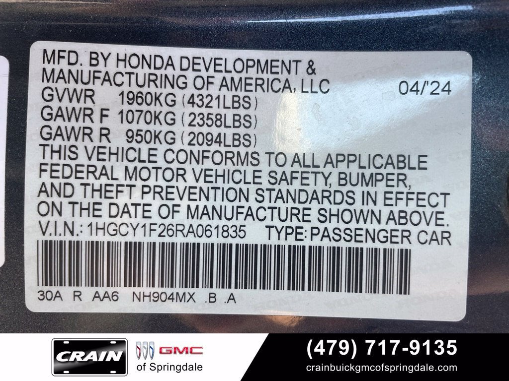2024 Honda Accord LX
