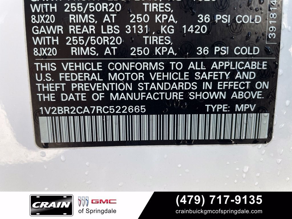 2024 Volkswagen Atlas 2.0T SEL