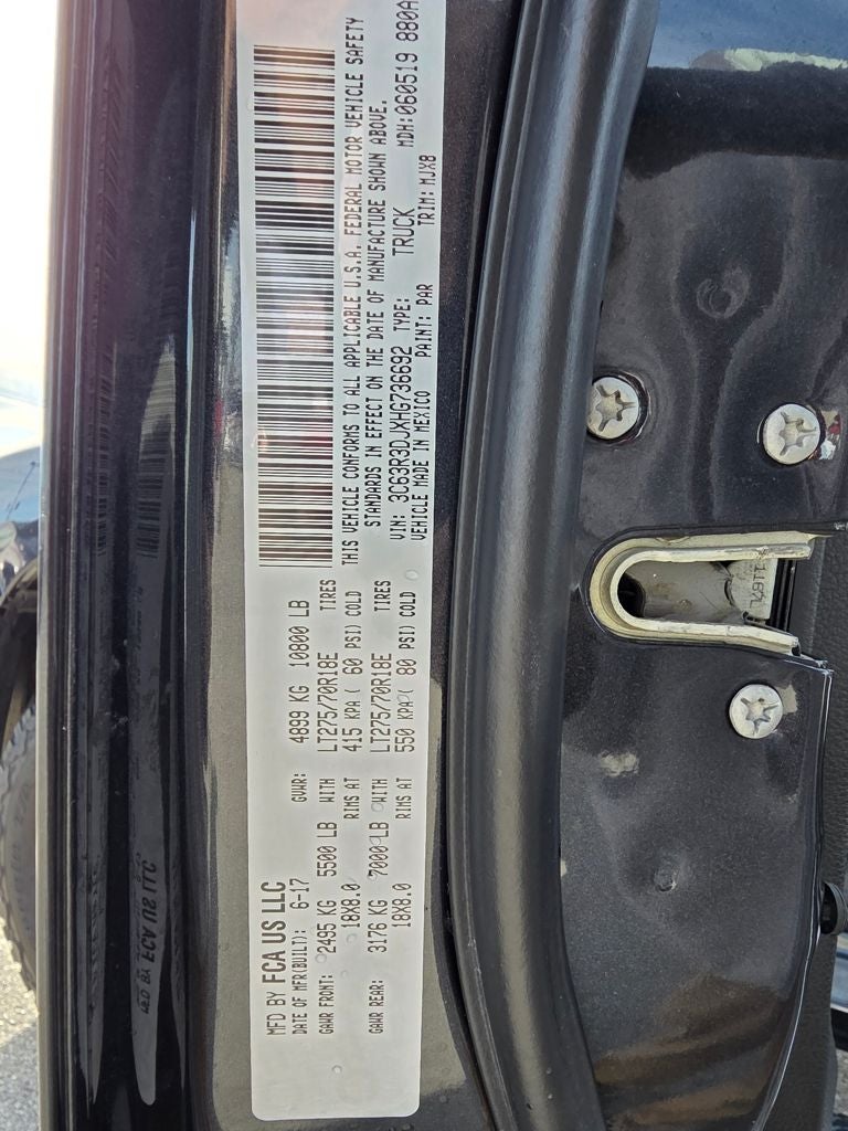 2017 RAM 3500 Big Horn