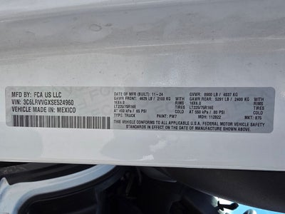 2025 RAM ProMaster 2500 Base 136 WB