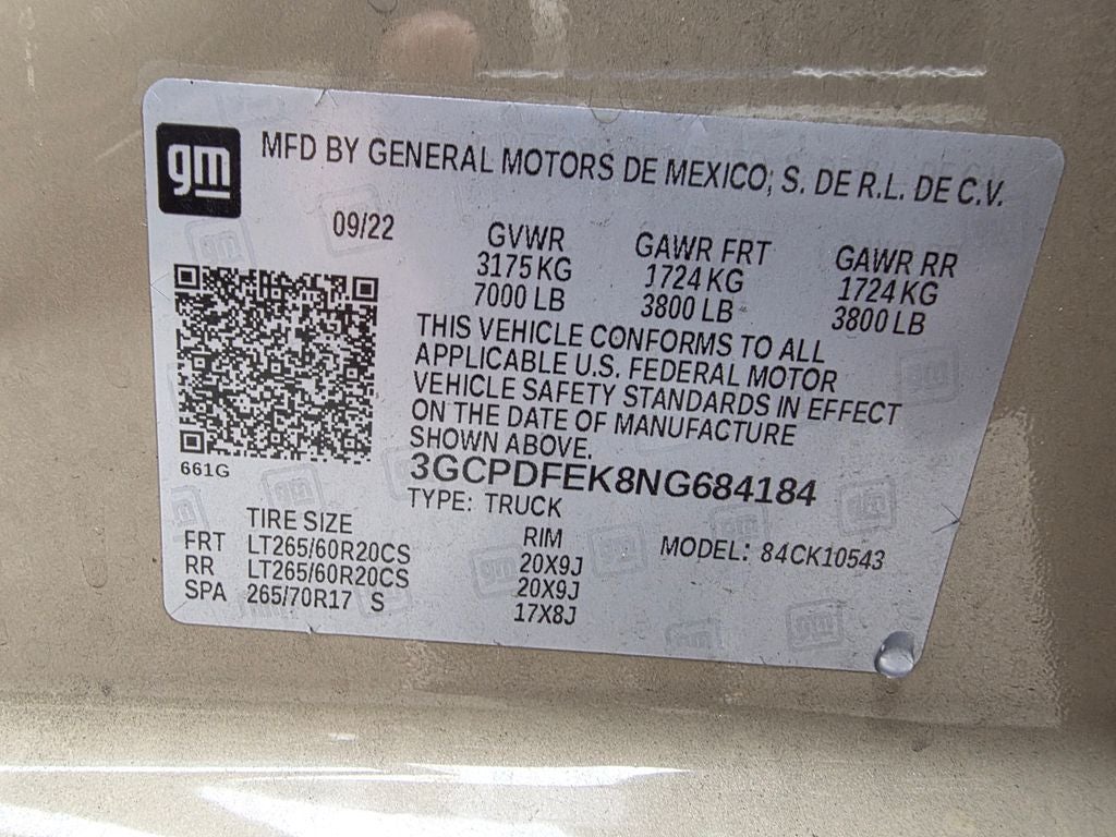 2022 Chevrolet Silverado 1500 LT Trail Boss