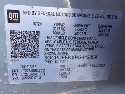 2024 Chevrolet Silverado 1500 LT Trail Boss