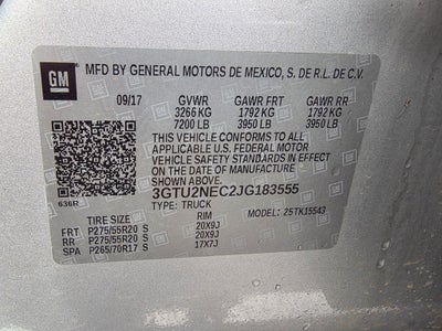 2018 GMC Sierra 1500 SLT