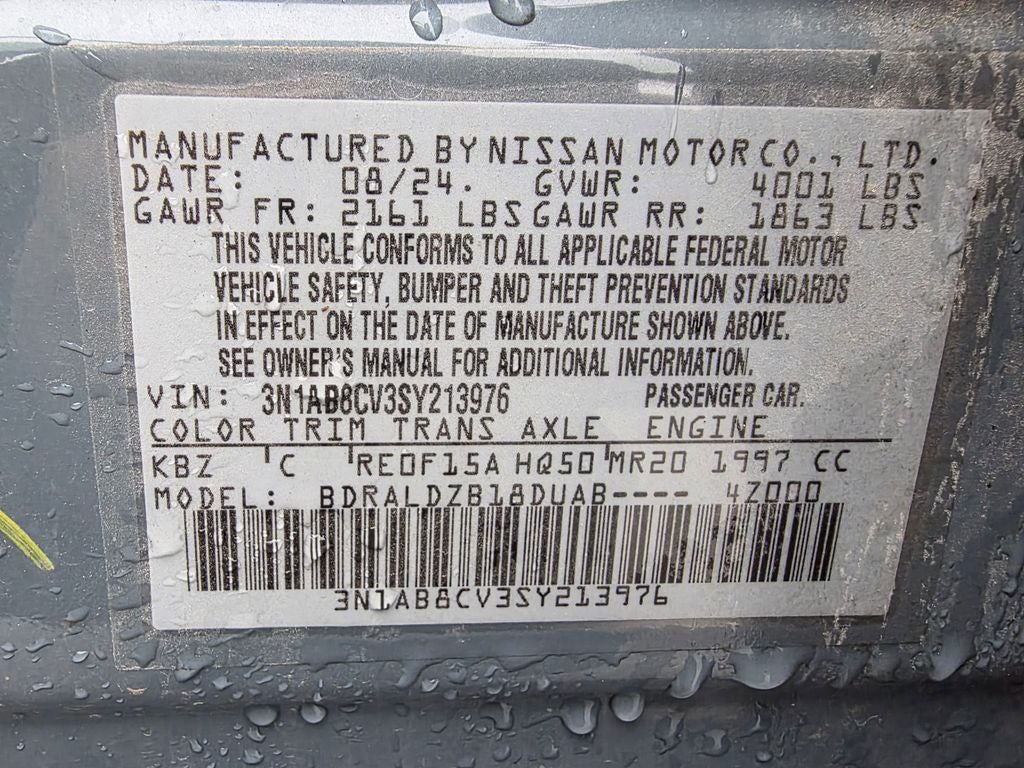 2025 Nissan Sentra SV