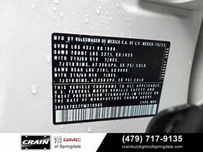 2023 Volkswagen Taos 1.5T SE CLEAN CARFAX