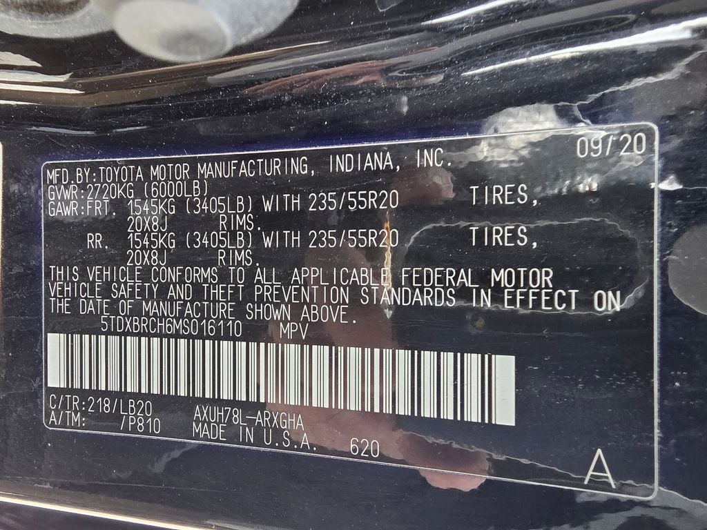 2021 Toyota Highlander Hybrid Limited