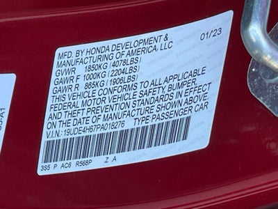 2023 Acura Integra w/A-Spec Technology Package