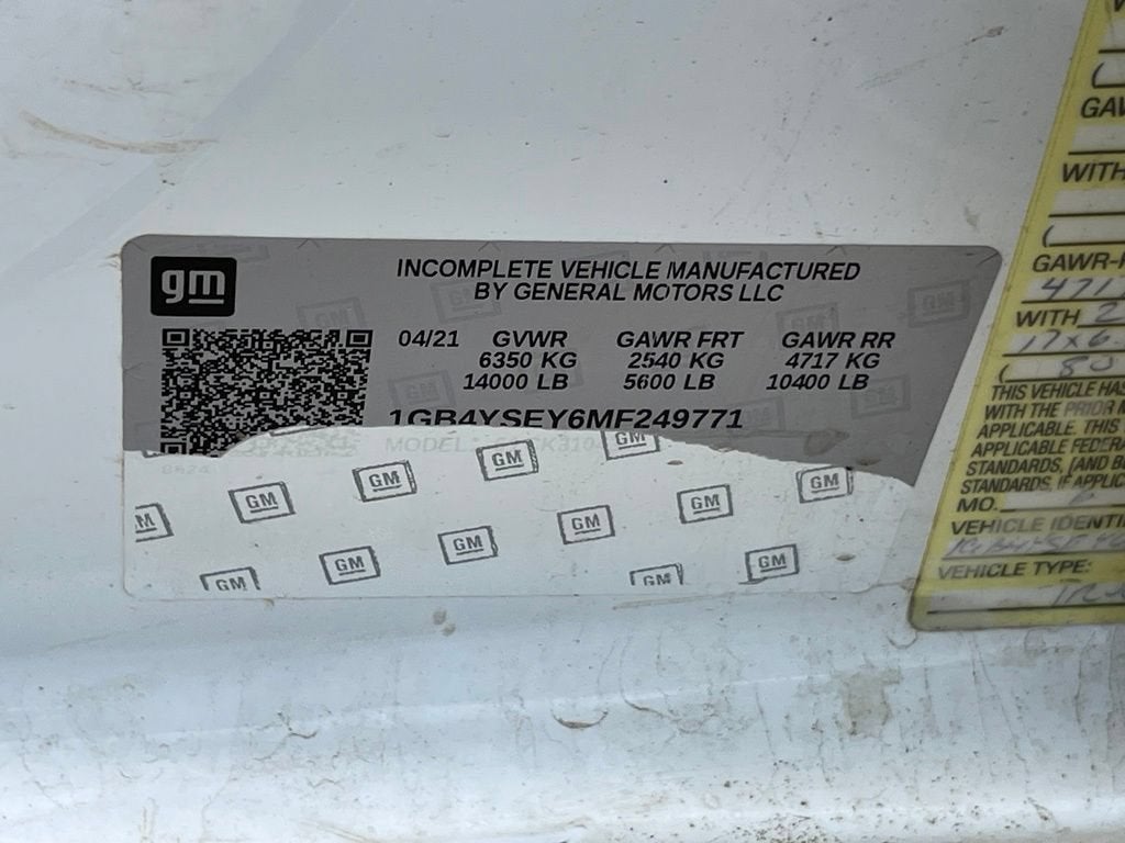 2021 Chevrolet Silverado 3500 HD Chassis Cab Work Truck