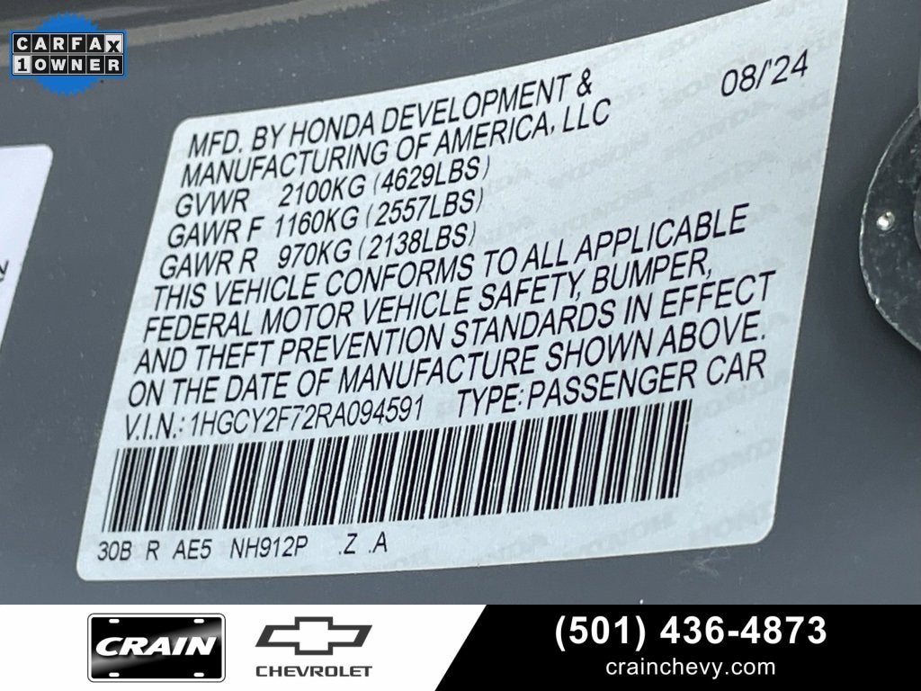 2024 Honda Accord Hybrid Sport-L