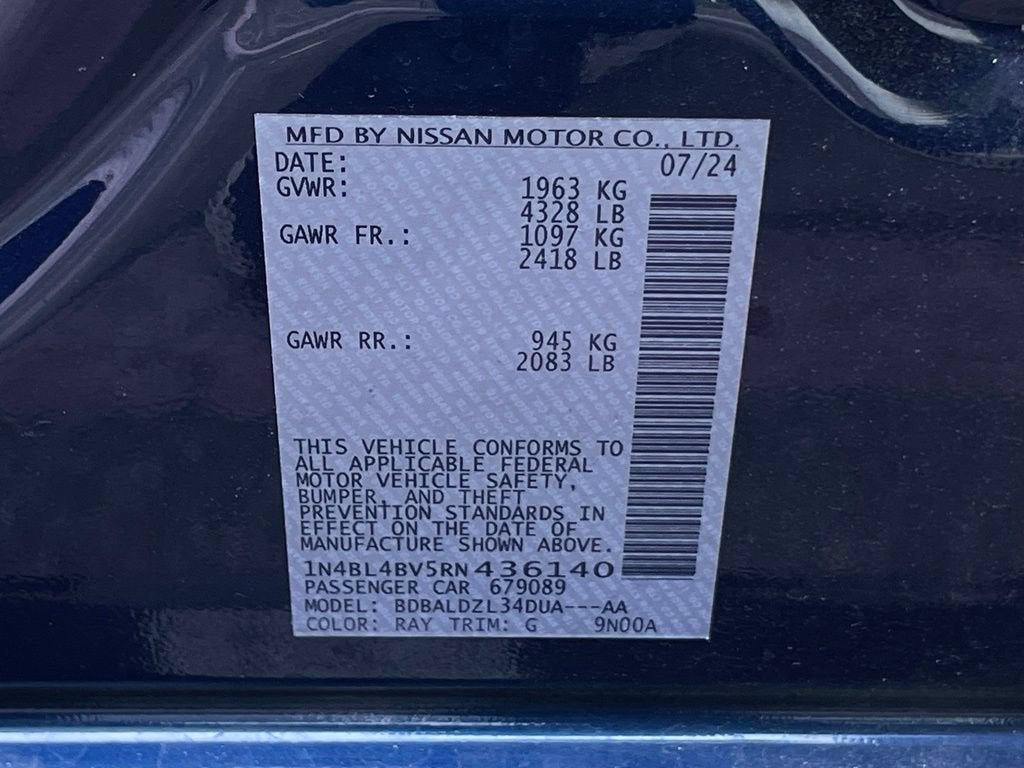 2025 Nissan Sentra SV