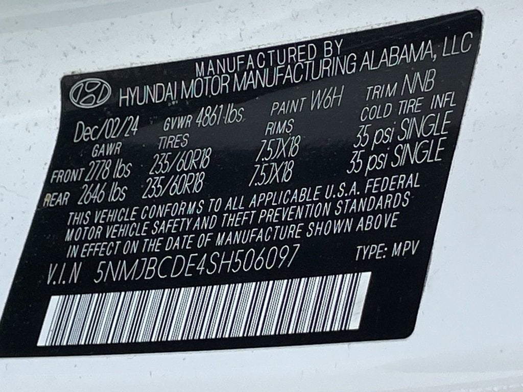 2025 Hyundai TUCSON SEL