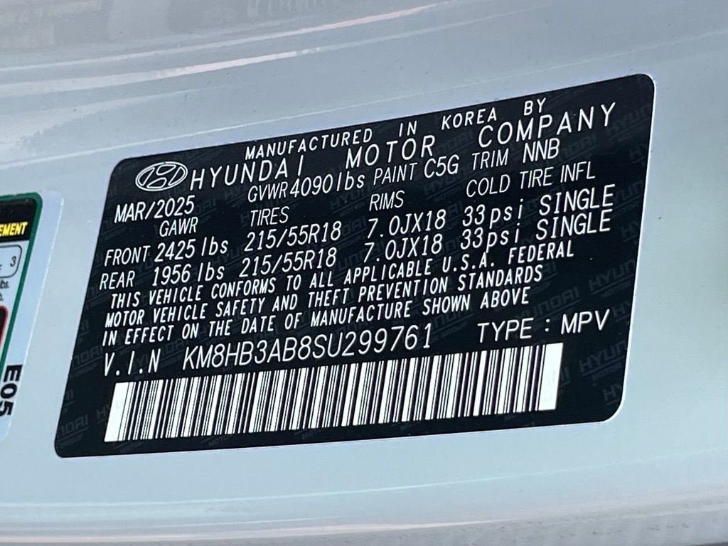 2025 Hyundai KONA SEL