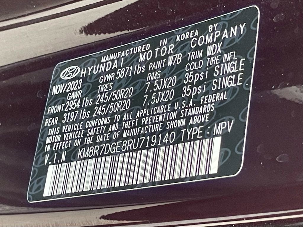 2024 Hyundai PALISADE Calligraphy