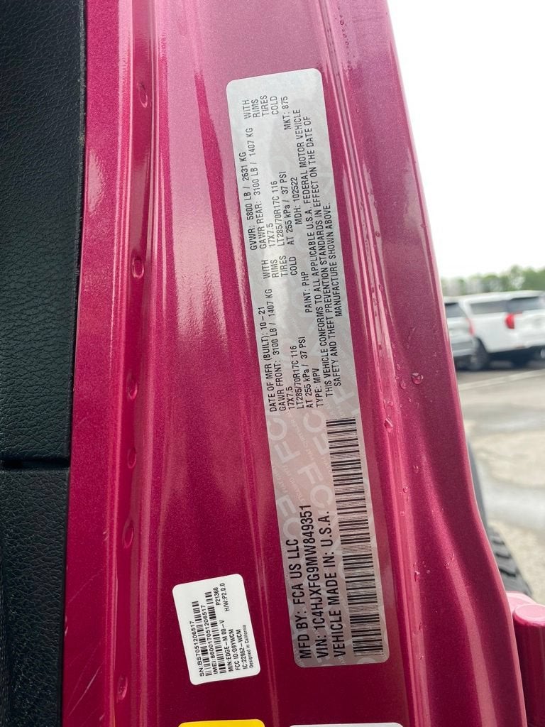 2021 Jeep Wrangler Unlimited Rubicon
