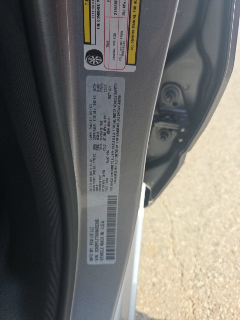 2022 RAM 1500 Laramie