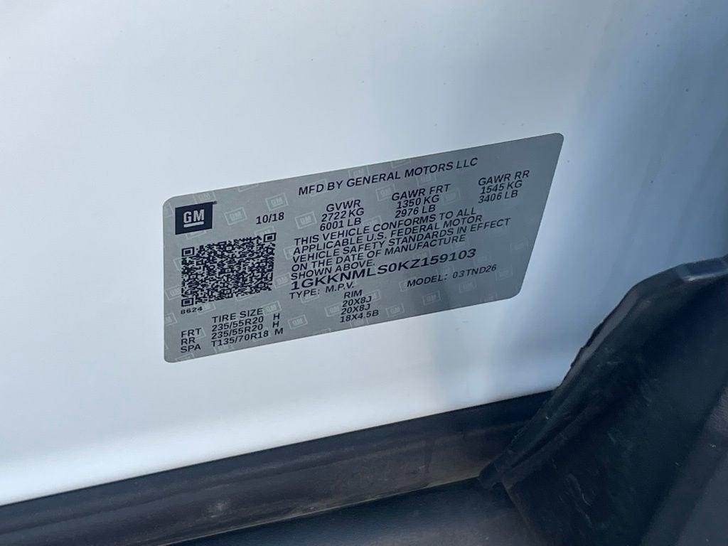 2019 GMC Acadia SLT