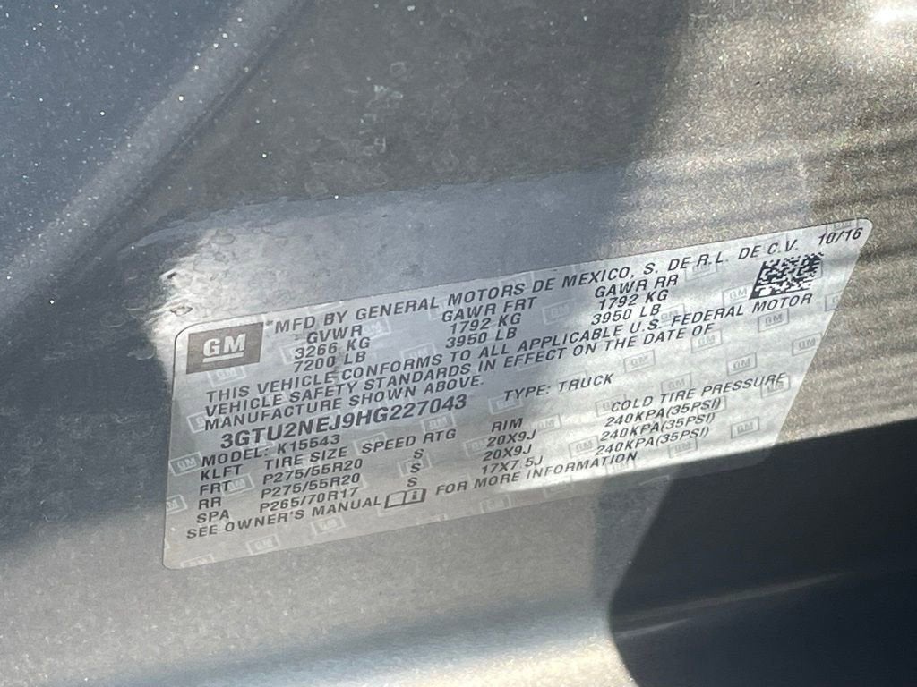 2017 GMC Sierra 1500 SLT