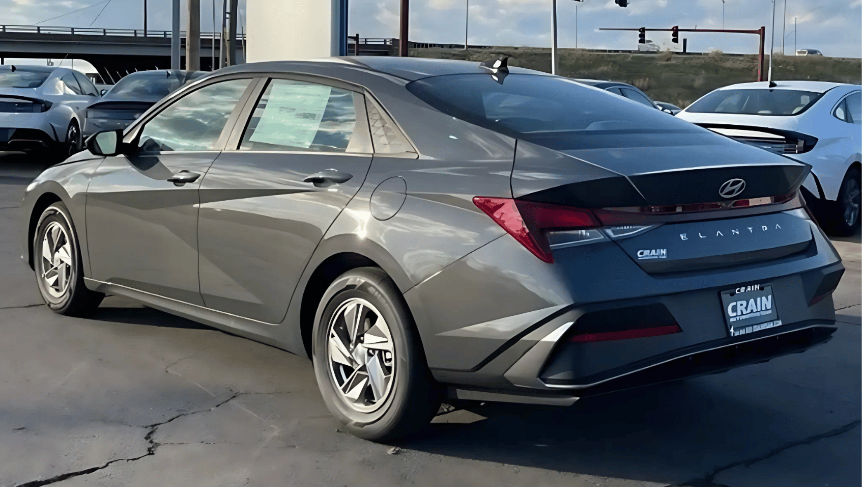 Rear View of the 2025 Hyundai Elantra