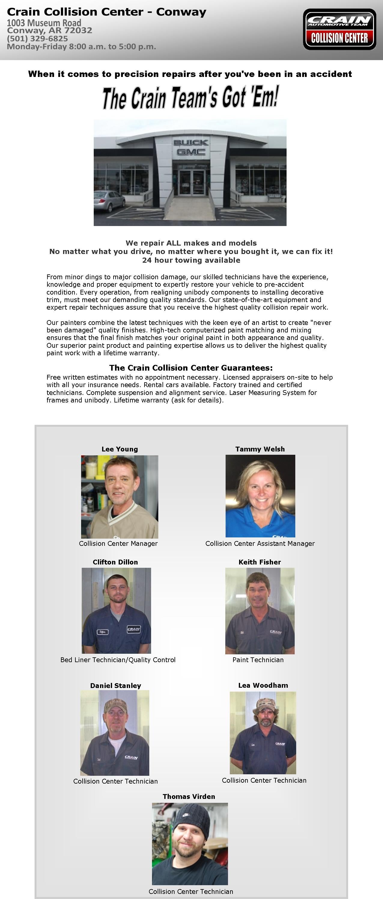 Crain Collisions Center - Conway